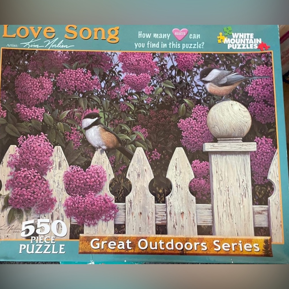 White Mountain Love Song Puzzle - rare